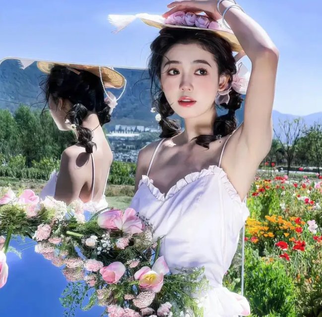 桃花灿烂